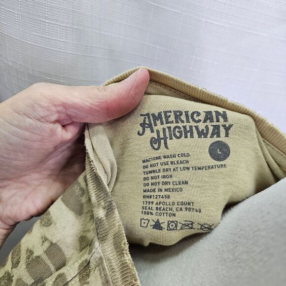 American Highway What Happens In Nashville Tee Size Large - Picture 7 of 9